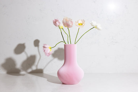 Pink Marshmallow Coloured 3D Tear Drop