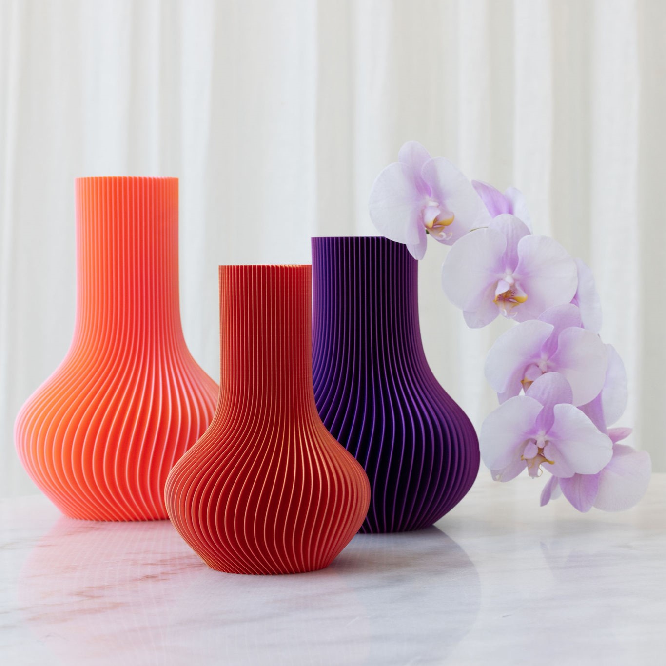 Magic Magenta 3D Tear Drop