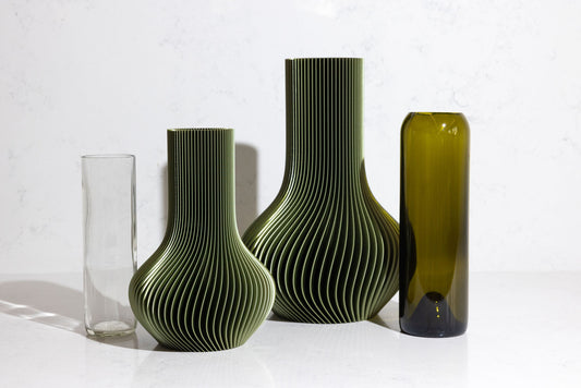 Moss Green Coloured 3D Tear Drop