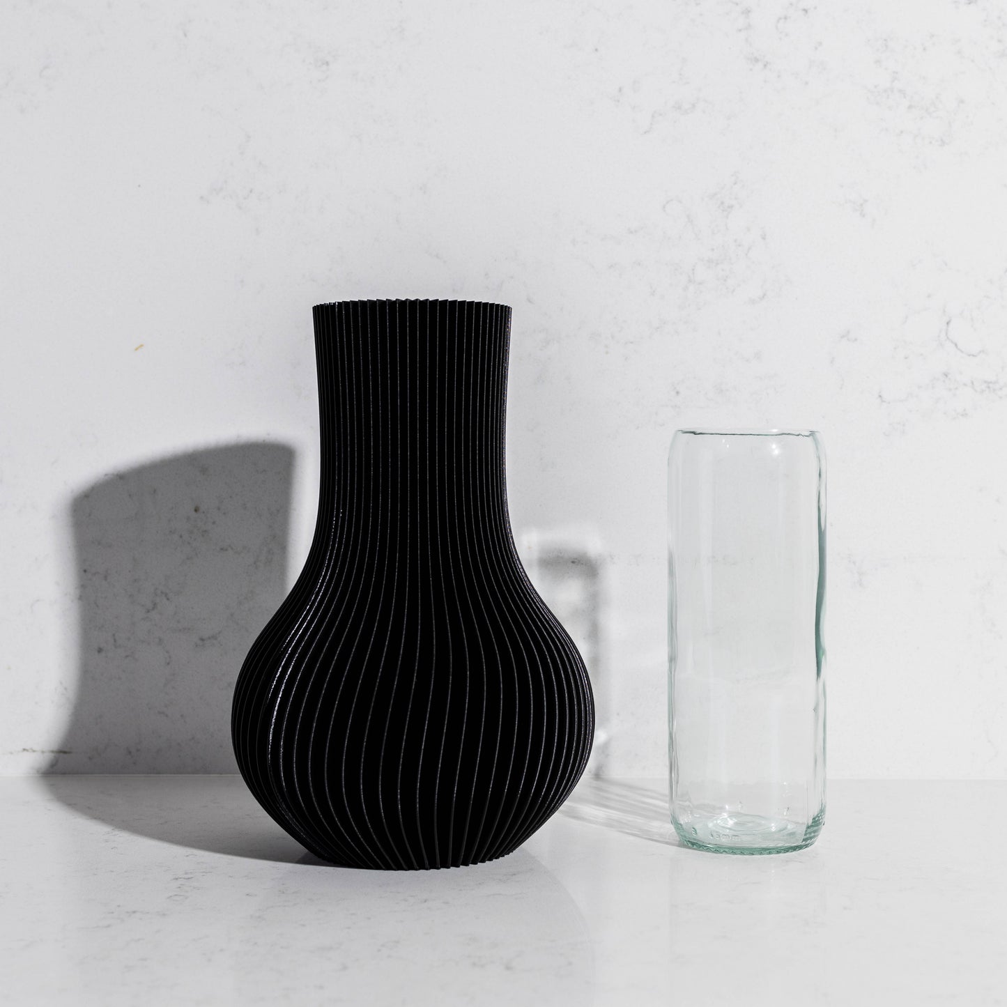 Black Coloured 3D Tear Drop