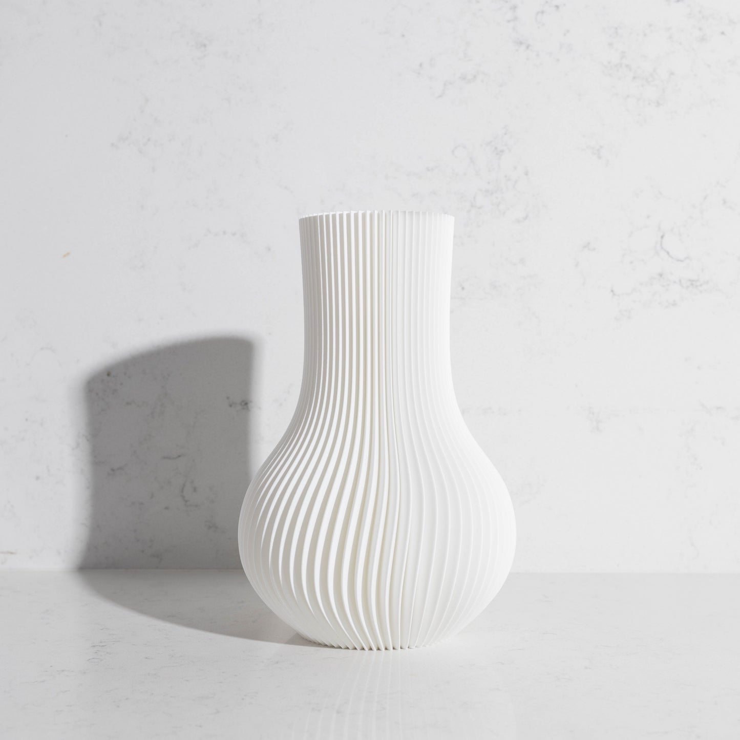 White Coloured 3D Tear Drop