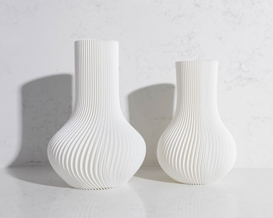 White Coloured 3D Tear Drop