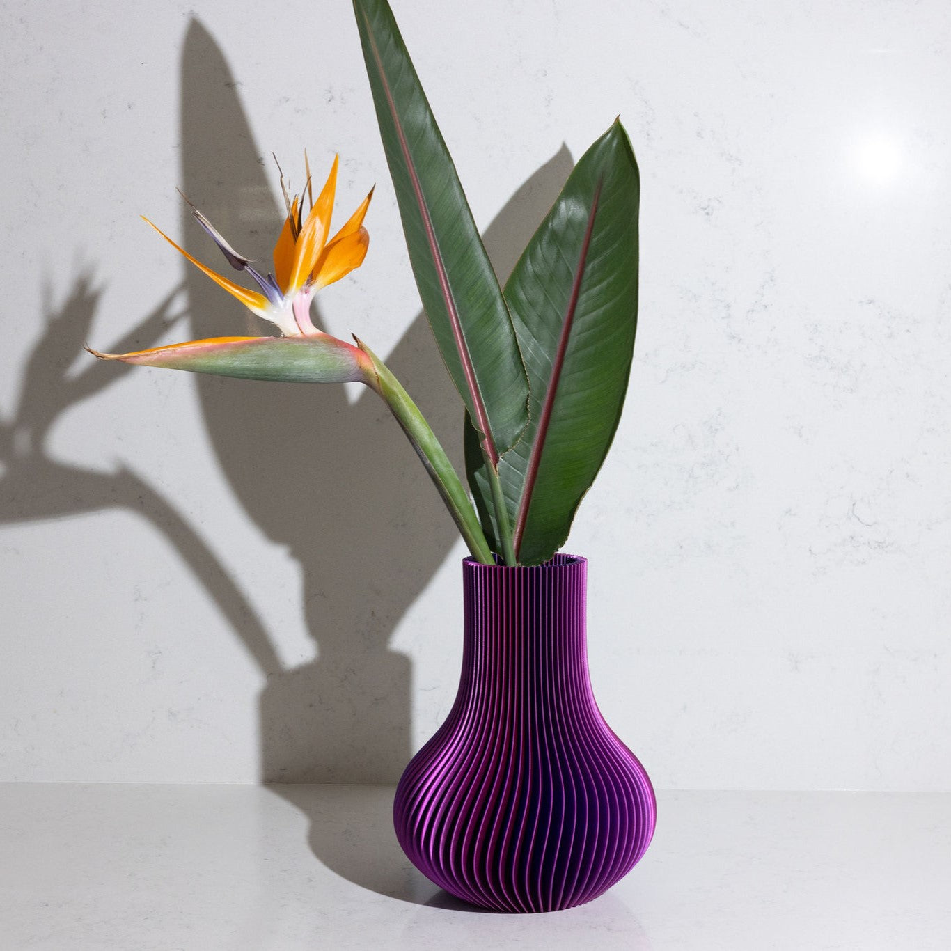3D Magic Magenta Tear Drop