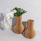 Wood Coloured 3D Tear Drop
