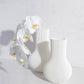 White Coloured 3D Tear Drop